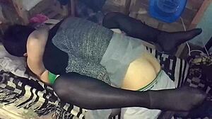 Girlfriend's friend asks for missionary sex, recorded on phone