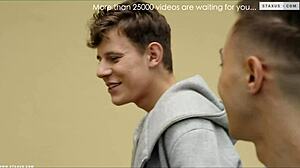 Staxus twinks playing rough games. Wanna see how deep they go with rimjobs and assfucking?