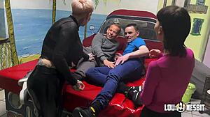 i explore bisexual femdom in a foursome with lou nesbit and lia louise