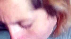 Swallowing cum for breakfast with my girlfriend's deepthroat skills.