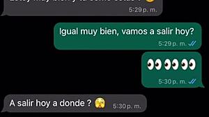 mi mejor amiga me invita a follar en whatsapp y termino comiendo su gran culo cuando sus padres no estan en casa