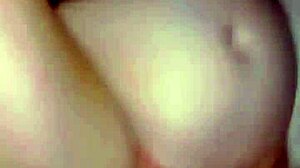 slut lifts one leg pussy wide open for monster cock dinner