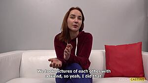 Czech Casting: Lili Sommer, Redhead Teen Bent Over for Raw Sex?