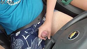 lol some random thing blew in while i fingered her pussy driving