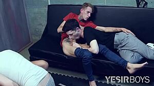 Hey boys, ready for a wild four-way orgy tonight?