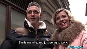 wifey cheats with stranger in public