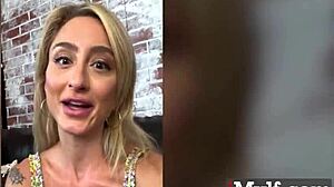 Milf wife kathryn mae fucks her husband with big tits to keep him satisfied