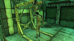 Sanctuary training in the post-apocalyptic world of Fallout 4 with an anime twist