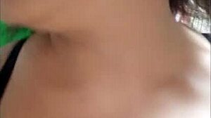 I want intense blowjob on my big tits and hot pussy fucking at home.