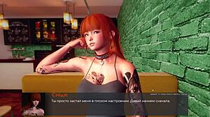 asian milf fingers herself during 3d game masturbation with monster cock hentai.