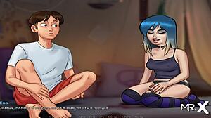 summertimesaga - jerk off her pussy 90