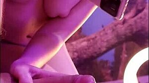 Redhot fox delivers juicy quickie fucking with moaning russian babe in homemade creampie.