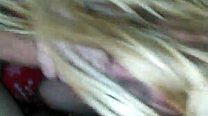 I love watching this slutty MILF blow me in POV deepthroat