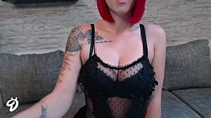 German teen in ripped dress outfit