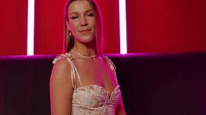 blondes and brunettes kiss passionately with squirting