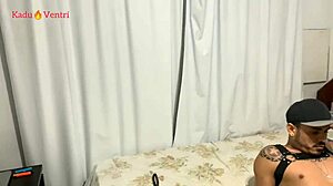 two old men passionately fuck pretty spanish woman on beach