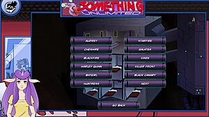 Blonde and redhead in anime hentai game: 'What's next in something unlimited?'