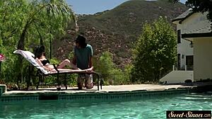 Classy Stepteen 18+ Spoon Fucked Until Cumshot