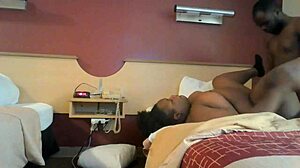 Giving Backshots and Creampie to College BBW Black Chick