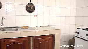 Teen girl fingering herself in kitchen POV, neighbor catches and fucks her wet asshole publicly