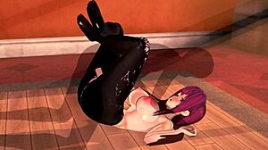 Want to see this 3D hentai babe ride a big cock?