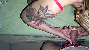 Fucking old friend who stayed two nights and came in my ass completely on red