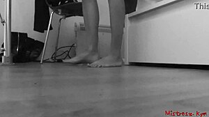 perfect feet and soles from ground view pov, so fetishy