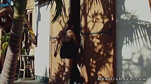 Stunning Blonde Receives Big Cock In Shaved Pussy.