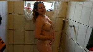 Blonde with big tits slammed by monster black cock