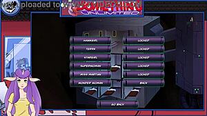 Blonde and redhead in anime hentai game: 'What's next in something unlimited?'