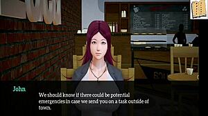 My new family cartoon features erotic brunette and redhead scenes.