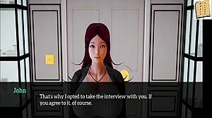 My new family cartoon features erotic brunette and redhead scenes.