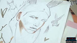 Zerella Skies gives blowjob in POV scene