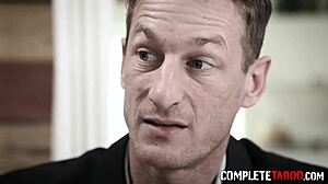 Want to see taboo stepdaughter in threesome?