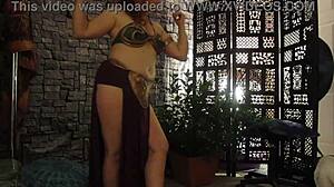 steffi princess dances her pussy in cosplay, so hot!