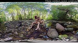 Ana Molly And Belle Kiss Outdoors