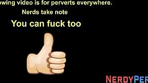 I tricked the Leeds geek into spraying cum in my mouth