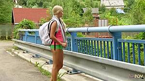 Aroused Blonde Lesbians Pound Wet Pussies with Toys Until Cum