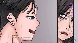 him passionately fucks mrs han's pussy from behind