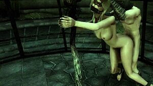 Skyrim Dark Desires - Blonde Vampire Bondage V2