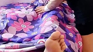 Student uses teacher as dildo, bouncing for multiple orgasms and waking him with slutty moans in this hardcore fetish video