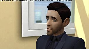 Office parody where boss shows porn to everyone at work.