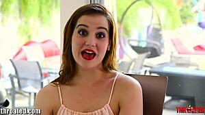 Casey Warner's Intense Throating Scene