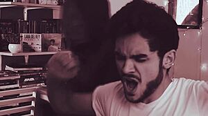 this sneaky twink stole his books before getting into some hot brazilian action.