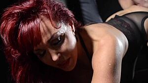 sexy vanessa moans for big cock creampie