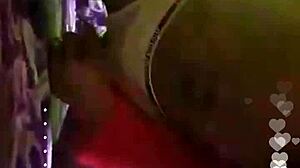 spanish woman performs on instagram live