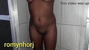 Morena from Rio stayed alone at friend's house, brother drilled her hard
