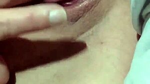 Mizz dizzle indulges in interracial homemade masturbation alone