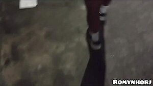 Well-endowed guy fucks stranger in Rio without condom