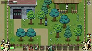 Hentai game village rhapsody part three narrated with big tits in stable